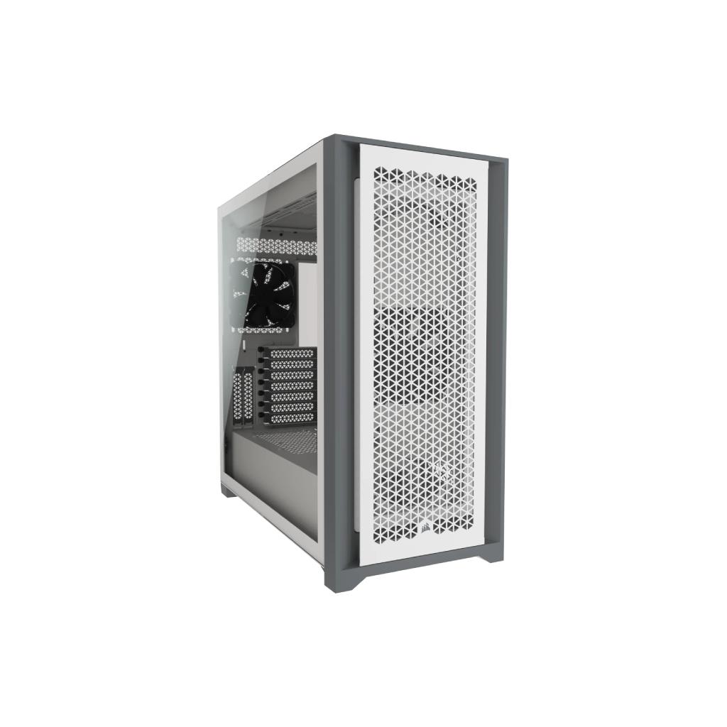 CORSAIR CASE 5000D AIRFLOW Mid-Tower ATX PC Case, White (CC-9011211-WW ...