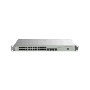 (RG-NBS3100-24GT4SFP V2) RUIJIE SWITCH (สวิตช์) 24-Port Gigabit L2 Managed  Switch, 24 Gigabit RJ45 Ports, 4 SFP Slots, 19-inch Rack-mountable Steel Case
