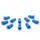 Plug Boots CAT6 LINK (US-6624A) (10/Pack) Blue