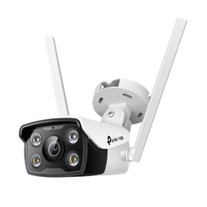 TP-Link กล้องวงจรปิด VIGI 4MP Outdoor Full-Color Wi-Fi Bullet Network Camera [VIGI C340-W]