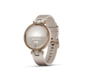 สมาร์ทวอทช์ Garmin Lily Rose Gold Light Sand Silicone [010-02384-51]