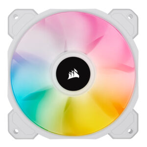 CORSAIR SP120 RGB ELITE FAN SINGLE PACK, WHITE : CO-9050136-WW