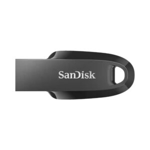 128GB FLASH DRIVE SANDISK ULTRA CURVE 3.2 FLASH DRIVE (BLACK) [SDCZ550-128G-G46]