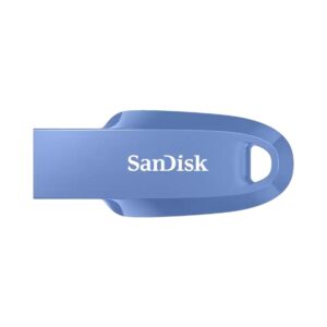128GB FLASH DRIVE SANDISK ULTRA CURVE 3.2 (NVAY BLUE) [SDCZ550-128G-G46NB]