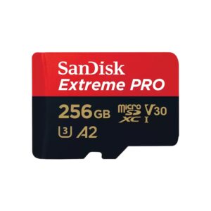 SanDisk Extreme Pro microSDXC, SQXCD 256GB SD adaptor, Lifetime Limited [SDSQXCD-256G-GN6MA]