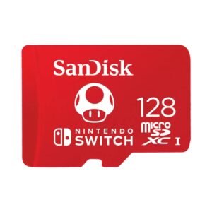SanDisk and Nintendo Cobranded microSDXC, SQXAO, 128GB [SDSQXAO-128G-GN3ZN]