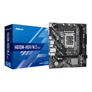 เมนบอร์ด ASRock Mainboard H610M-HDV/M.2 R2.0 DDR4 LGA-1700