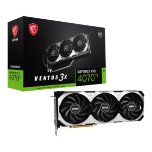 MSI VGA CARD GEFORCE RTX 4070Ti VENTUS 3X 12G OC [MSI-4070TIVENX3]