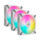 CORSAIR AF120 RGB ELITE FAN TRIPLE PACK, WHITE : CO-9050158-WW
