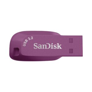 SanDisk Ultra Shift USB 3.2 Gen 1 Flash Drive, CZ410 64GB, USB3.2, Cattleya Orchid (Purple), compact design, 5Y [SDCZ410-064G-G46CO]