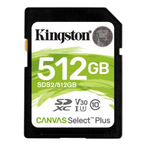 512 GB SD CARD KINGSTON CANVAS SELECT PLUS [SDS2/512GB]