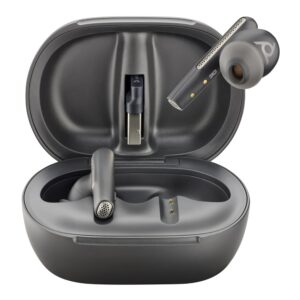 (7Y8H2AA) Poly Voyager Free 60+ UC Carbon Black Earbuds
+BT700 USB-C Adapter +Touchscreen Charge Case