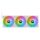 [4713227537247] THERMALTAKE SWAFAN EX 12 RGB WHITE FAN x3 CONTROLLERx1EXTRA FAN BLADESx3:  CL-F161-PL12SW-A