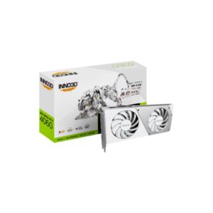 VGA INNO3D GEFORCE RTX 4060 TWIN X2 WHITE OC - 8GB GDDR6 [N40602-08D6X-173051W]