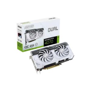 VGA ASUS GEFORCE RTX 4070 DUAL O12G WHITE - 12GB GDDR6X [DUAL-RTX4070-O12G-WHITE]