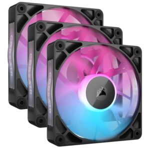 CORSAIR RX120 RGB FAN STARTER KIT, BLACK : CO-9051018-WW