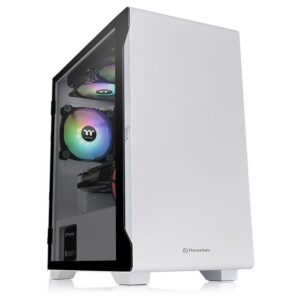 [4713227525091] THERMALTAKE CASE S100 TG SNOW: CA-1Q9-00S6WN-00