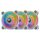 [4713227523349] THERMALTAKE RIING QUAD12 FAN WHITE LED RGB FAN x 3: CL-F100-PL12SW-A