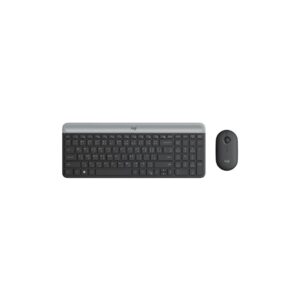 [WIRELESS-MK470-SLIM-GRAPHITE] Logitech เม้าส์และคีย์บอร์ด ไร้สาย MK470 Slim Graphite