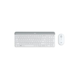 [WIRELESS-MK470-SLIM-OFFWHITE] Logitech เม้าส์และคีย์บอร์ด ไร้สาย MK470 Slim Offwhite