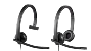(952-000064) Logitech USB Headset H570e Mono - BLACK