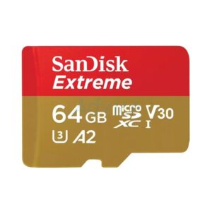 SanDisk Extreme microSDXC, SQXAH 64GB Lifetime Limited, Mobile Gaming SKU [SDSQXAH-064G-GN6GN]