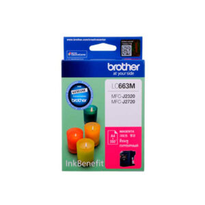 [LC-663M] Ink Brother ตลับหมึกอิงค์เจ็ท (Magenta) ของแท้