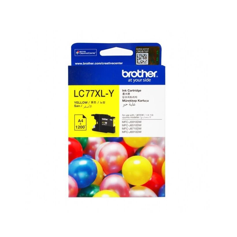[LC-77XLY] Ink Brother ตลับหมึกอิงค์เจ็ท (Yellow) ของแท้ - IRIS Technology