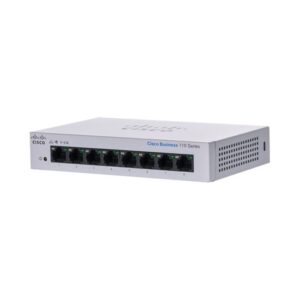 Switching Hub CISCO (สวิตซ์) CBS110 Unmanaged 8-port GE, Desktop, Ext PS (CBS110-8T-D-EU)