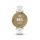 สมาร์ทวอทช์ Garmin Lily Light Gold White Leather [010-02384-F3]