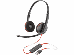 (209745-22) HP Poly Blackwire 3220 Stereo USB-A Headset