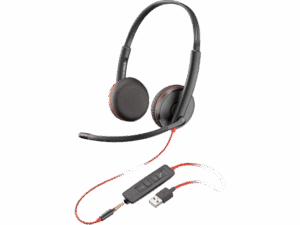 (209747-22) HP Poly Blackwire 3225 Stereo USB-A Headset