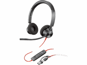 (214013-101) HP Poly Blackwire 3320 Microsoft Teams Stereo USB-C/A Headset