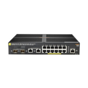 (JL693A) ARUBA SWITCH (สวิตช์) 2930F 12G PoE+ 2G/2SFP+ Switch (12 x PoE+ ports, 2SFP+ ports, 139W)