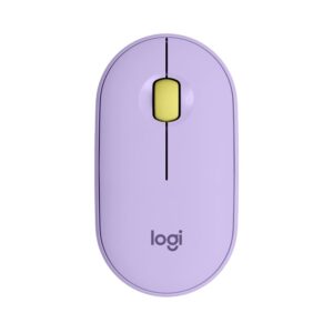 Logitech Wireless and Bluetooth Mouse M350 Pebble (Lavender) [910-006666]