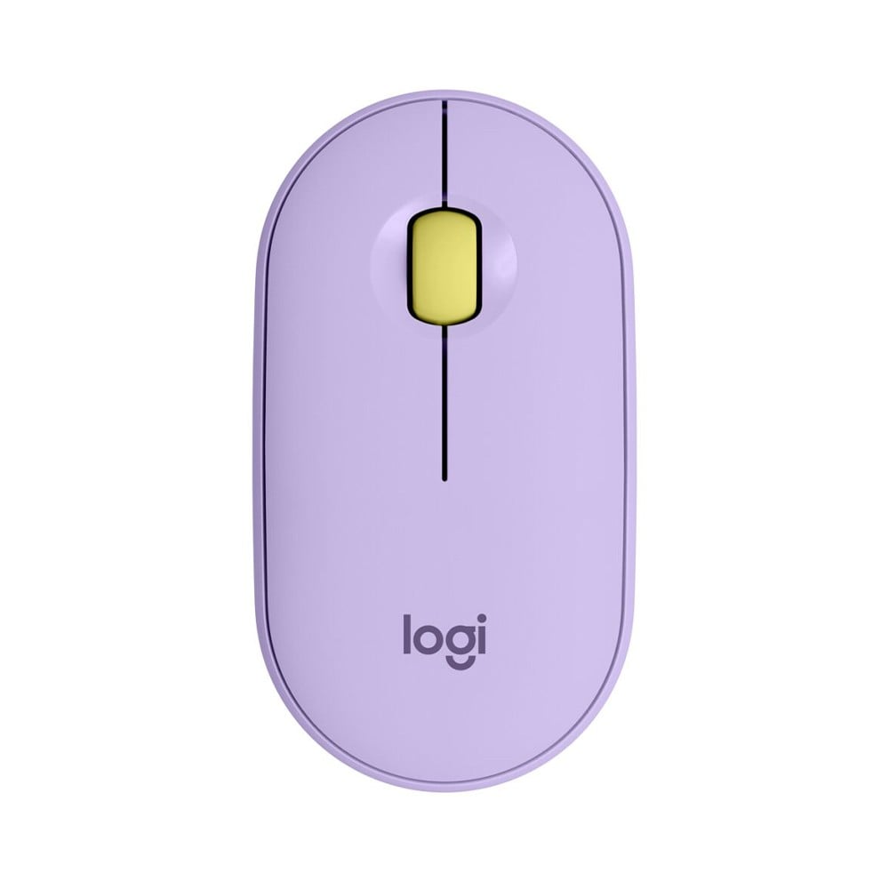 Logitech Wireless and Bluetooth Mouse M350 Pebble (Lavender) [910 ...