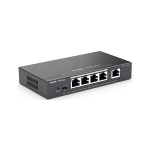 RG-ES205GC_WEB.jpg (RG-ES205GC) RUIJIE SWITCH (สวิตช์) 5-Port Gigabit Smart Switch, 5 Gigabit RJ45 Ports, Desktop Steel Case