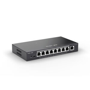 RG-ES209GC-P_WEB.jpg (RG-ES209GC-P) RUIJIE SWITCH (สวิตช์) 9-Port Gigabit Smart POE Switch, 9 Gigabit RJ45 Ports including 8 PoE/POE+ Ports,120W PoE power budget, Desktop Steel Case