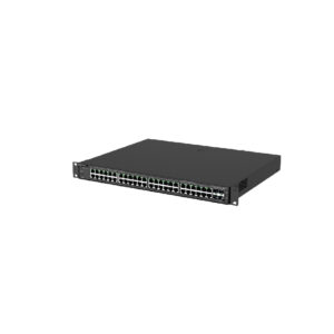 (RG-NBS3100-48GT4SFP-P) RUIJIE SWITCH (สวิตช์) 48 × 10/100/1000Base-T copper ports with auto-negotiation, 4 × 1GE SFP ports, fixed single AC power supply, PoE/PoE+ power supply, 370 W PoE power supply