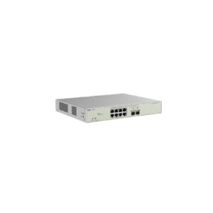 (RG-NBS5300-8MG2XS-UP) RUIJIE SWITCH (สวิตช์) 8 × 10/100/1000/2500 Base-T copper ports with auto-negotiation, 2 × 10GE SFP+ ports, fixed single AC power supply, 1~8 Ports support PoE++ power supply, 370 W PoE power supply