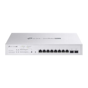 (S4500-8GHP2F) Omada Pro 8-Port PoE+ Gigabit Smart Switch with 2 SFP Slots
