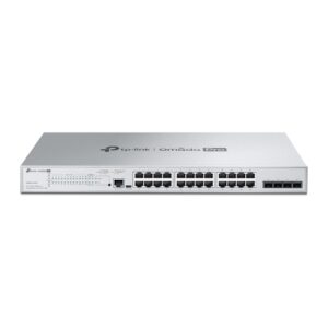 (S5500-24GP4F) Omada Pro 24-Port PoE+ Gigabit L2+ Managed Switch with 4 SFP Slots