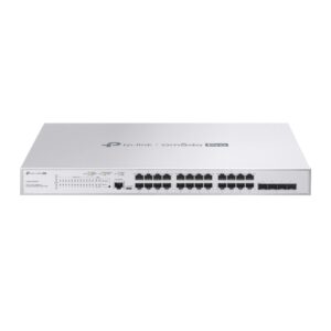 (S5500-24GP4XF) Omada Pro 24-Port PoE+ Gigabit  L2+ Managed Switch with 4 10GE SFP+ Slots