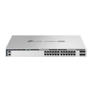 (S6500-24MPP4Y) Omada Pro 24-Port 2.5G Stackable L3 Managed PoE++ Switch with 4 25G Slots