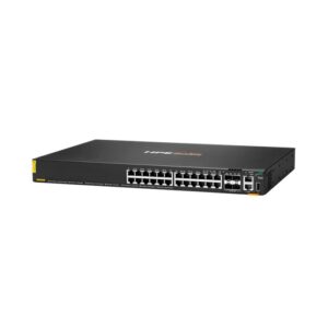 (JL725B) ARUBA SWITCH (สวิตช์) 6200F 24G CL4 4SFP+370W Swch (24 x 1000Base-T PoE Class 4, 4 x SFP+)