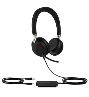 (UH38 Dual Teams-BAT USB-C) Yealink Headset Microsoft Certified Teams USB Wired Headset