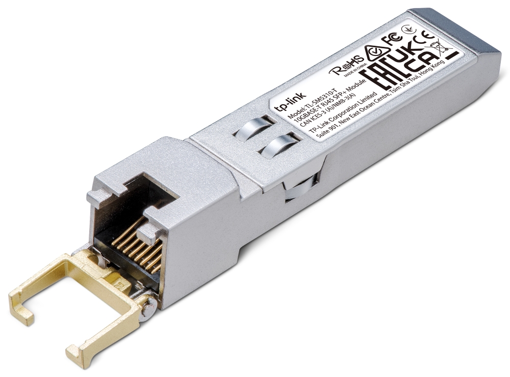 10G BASE-T RJ45 SFP+ Module [TL-SM5310-T] - IRIS Technology