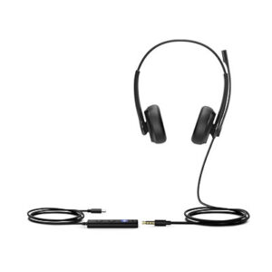 (UH34 SE Dual UC USB-C) Yealink Headset Microsoft Certified Teams USB Wired Headset