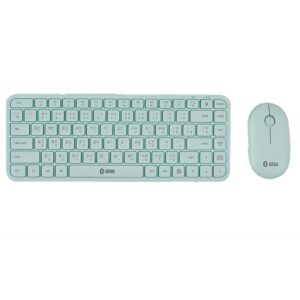 S-GEAR Wireless Mouse + Keyboard Super Thin MKM411 Mint (TH/EN) [MK-M411-MI]