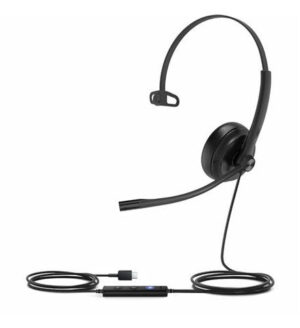 (UH34 SE Mono Teams USB-C) Yealink Headset Microsoft Certified Teams USB Wired Headset